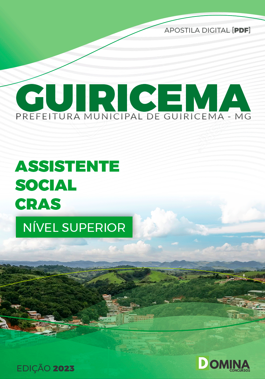 Apostila Pref Guiricema MG 2024 Assistente Social CRAS