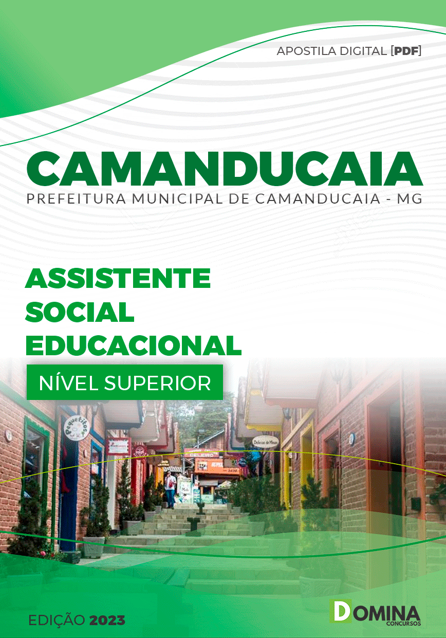 Apostila Pref Camanducaia MG 2024 Assistente Social Educacional