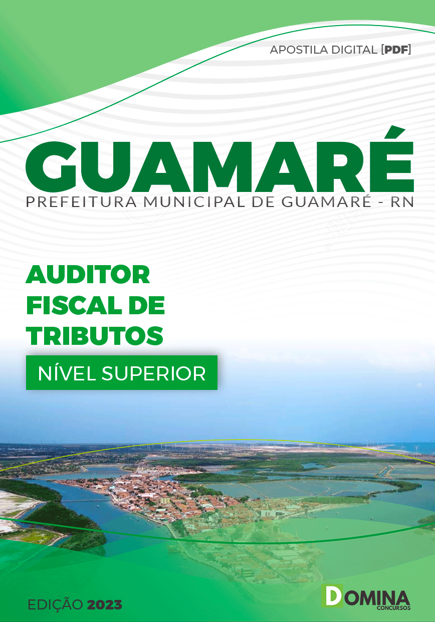 Apostila Pref Guamaré RN 2023 Auditor Fiscal Tributos