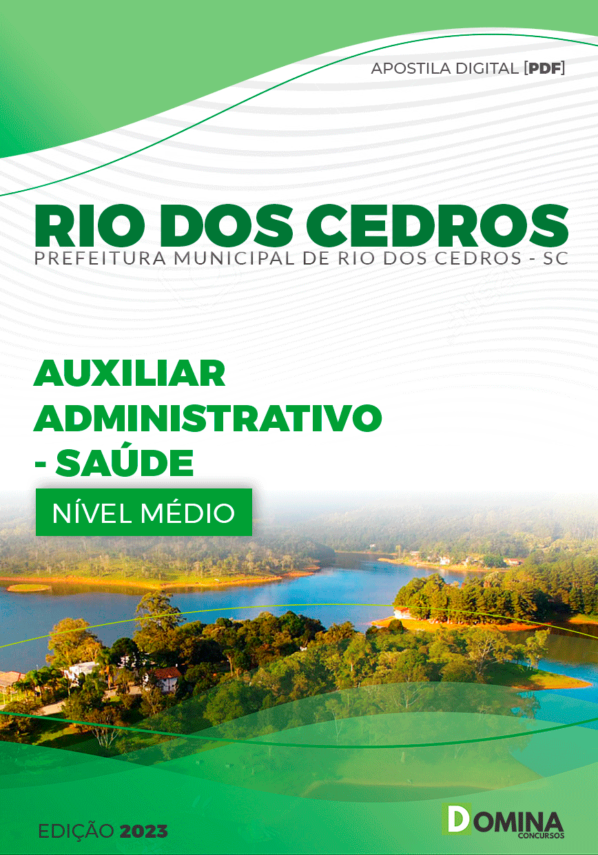 Pref Rio dos Cedros SC 2023 Auxiliar Administrativo Saúde