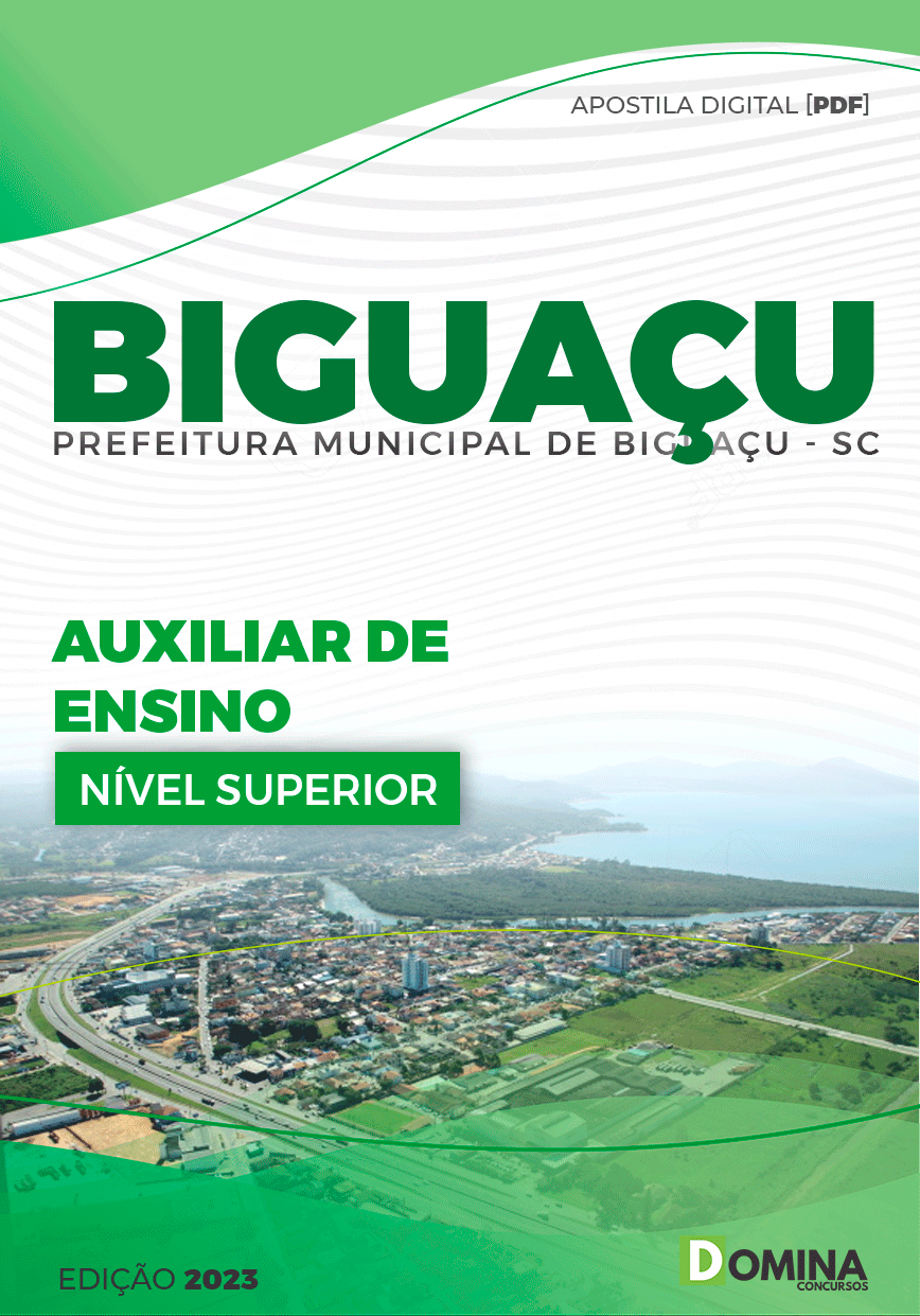 Apostila Pref Biguaçu SC 2023 Auxiliar Ensino