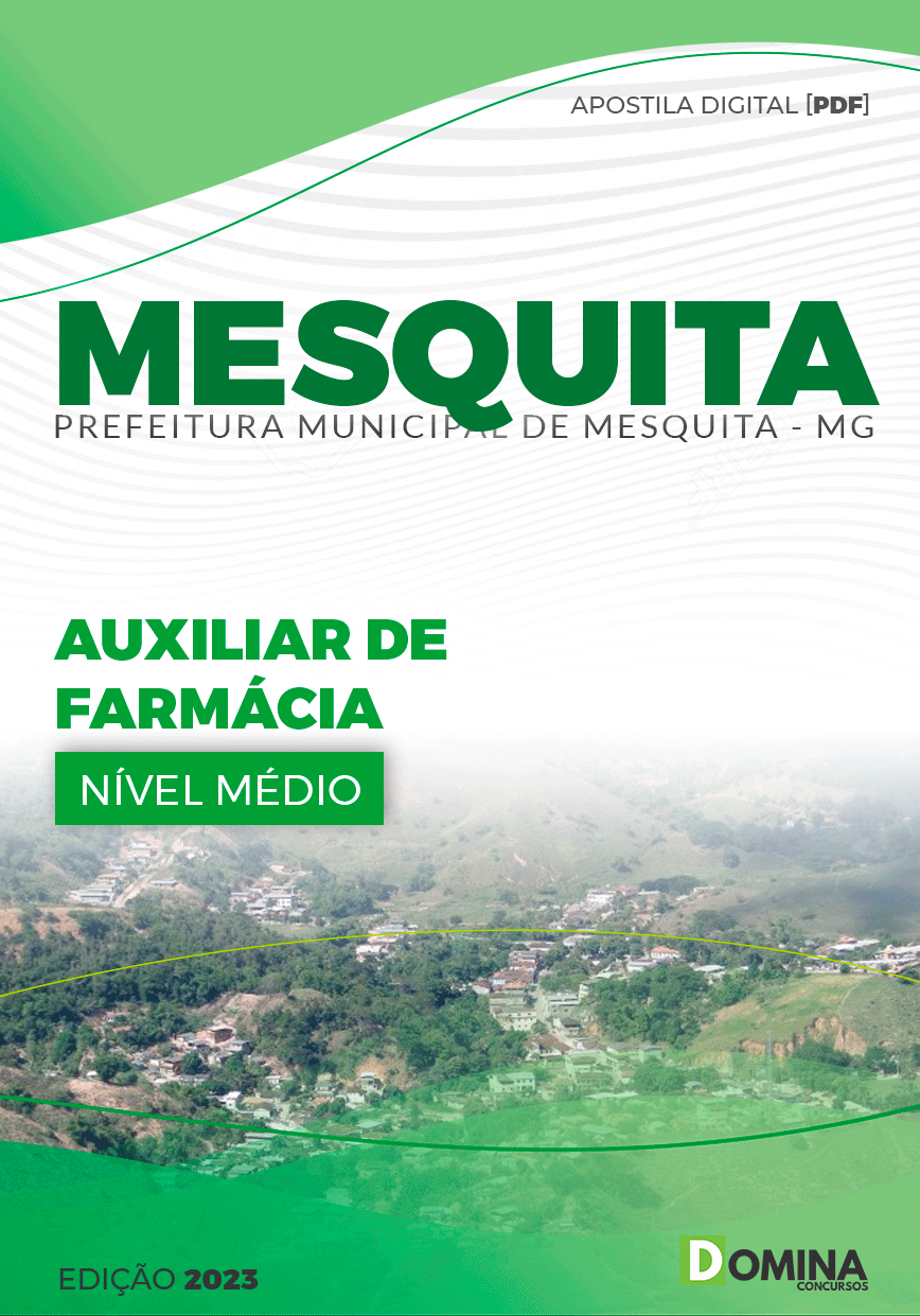 Apostila Concurso Pref Mesquita MG 2024 Auxiliar Farmácia