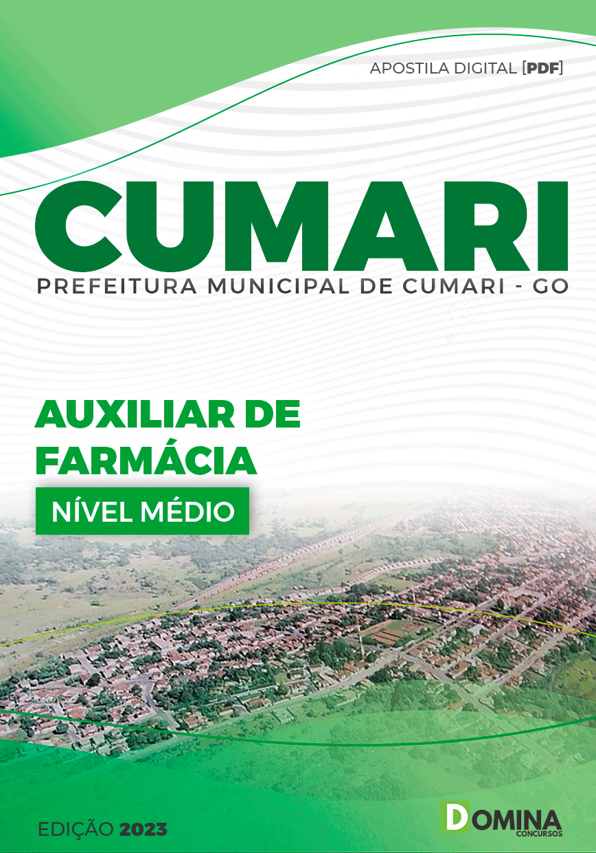 Apostila Concurso Pref Cumari GO 2024 Auxiliar Farmácia