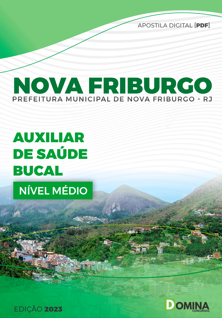 Apostila Pref Nova Friburgo RJ 2023 Auxiliar Saúde Bucal
