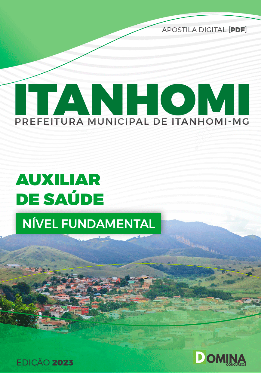 Apostila Concurso Pref Itanhomi MG 2023 Auxiliar Saúde