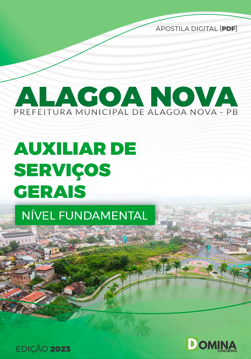 Apostila Pref Alagoa Nova PB 2023 Auxiliar de Serviços Gerais