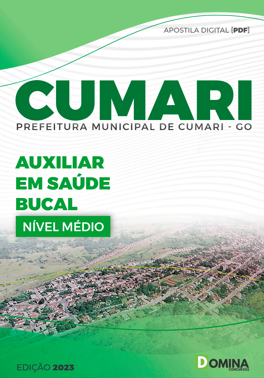 Apostila Concurso Pref Cumari GO 2024 Auxiliar Saúde Bucal