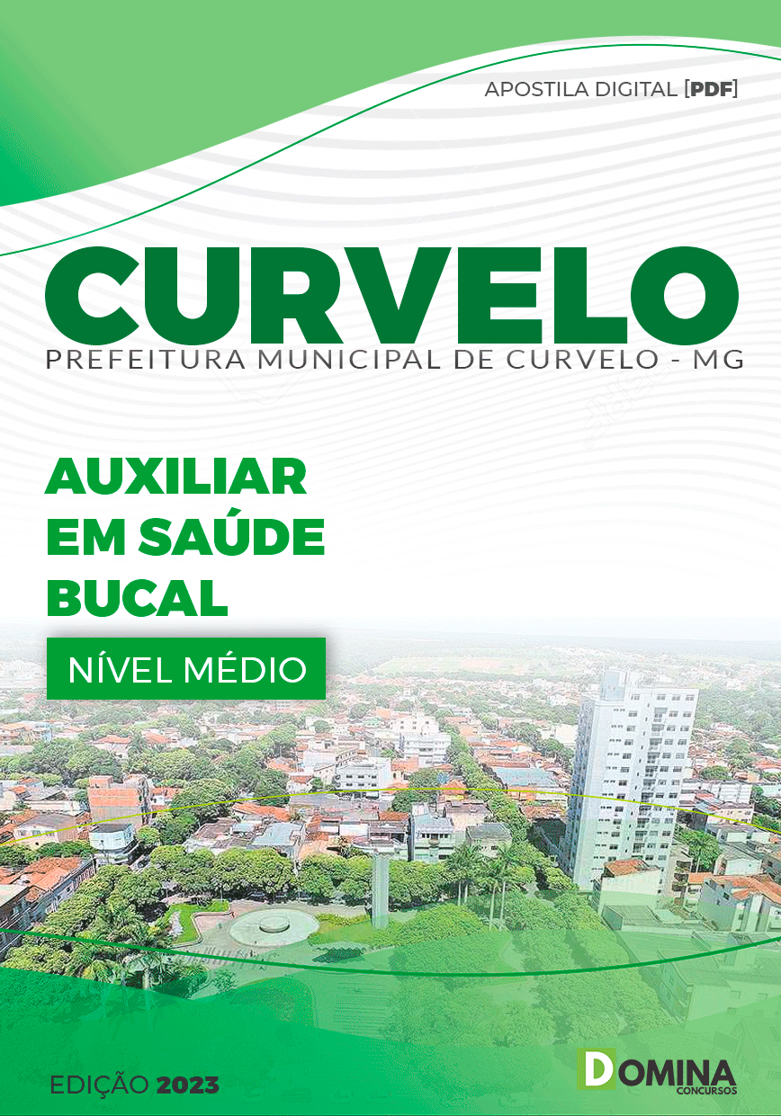 Apostila Concurso Pref Curvelo MG 2024 Auxiliar Saúde Bucal