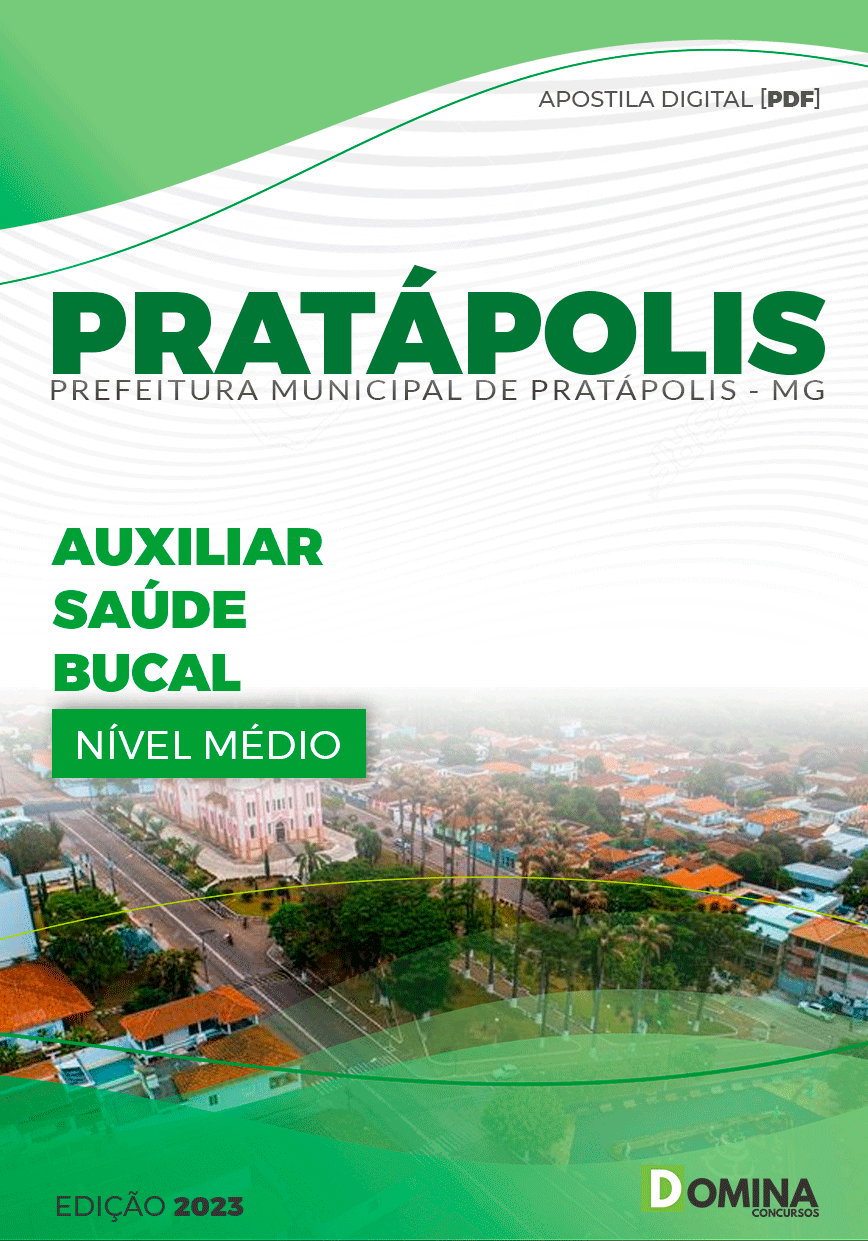 Apostila Pref Pratápolis MG 2023 Auxiliar de Saúde Bucal