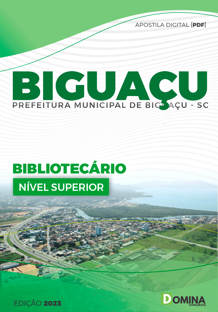 Apostila Pref Biguaçu SC 2023 Bibliotecário