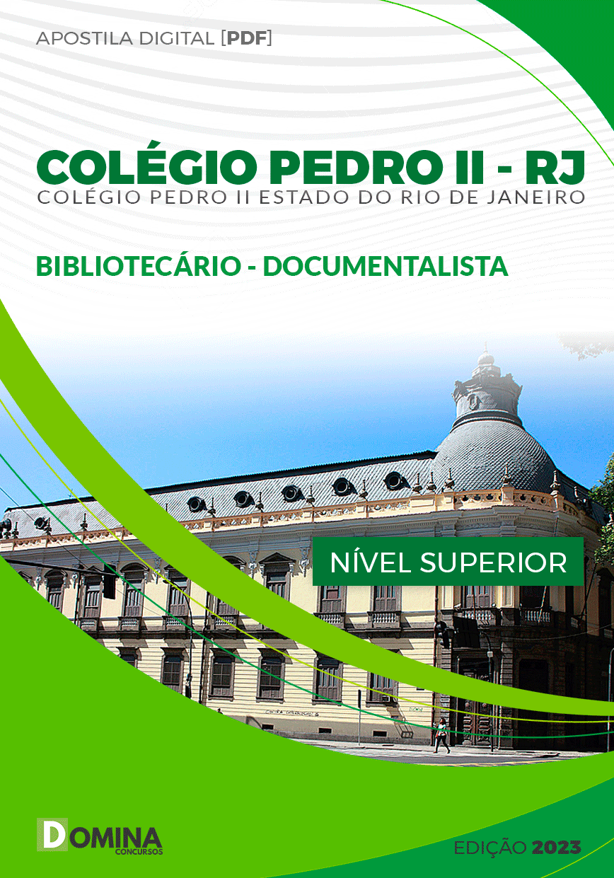 Apostila Colégio Pedro II RJ 2024 Bibliotecário Documentalista