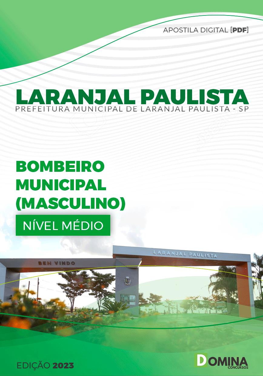 Apostila Pref Laranjal Paulista SP 2023 Bombeiro Municipal