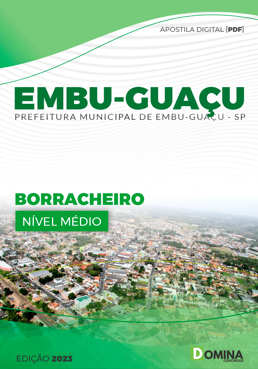 Apostila Concurso Pref Embu Guaçu SP 2023 Borracheiro