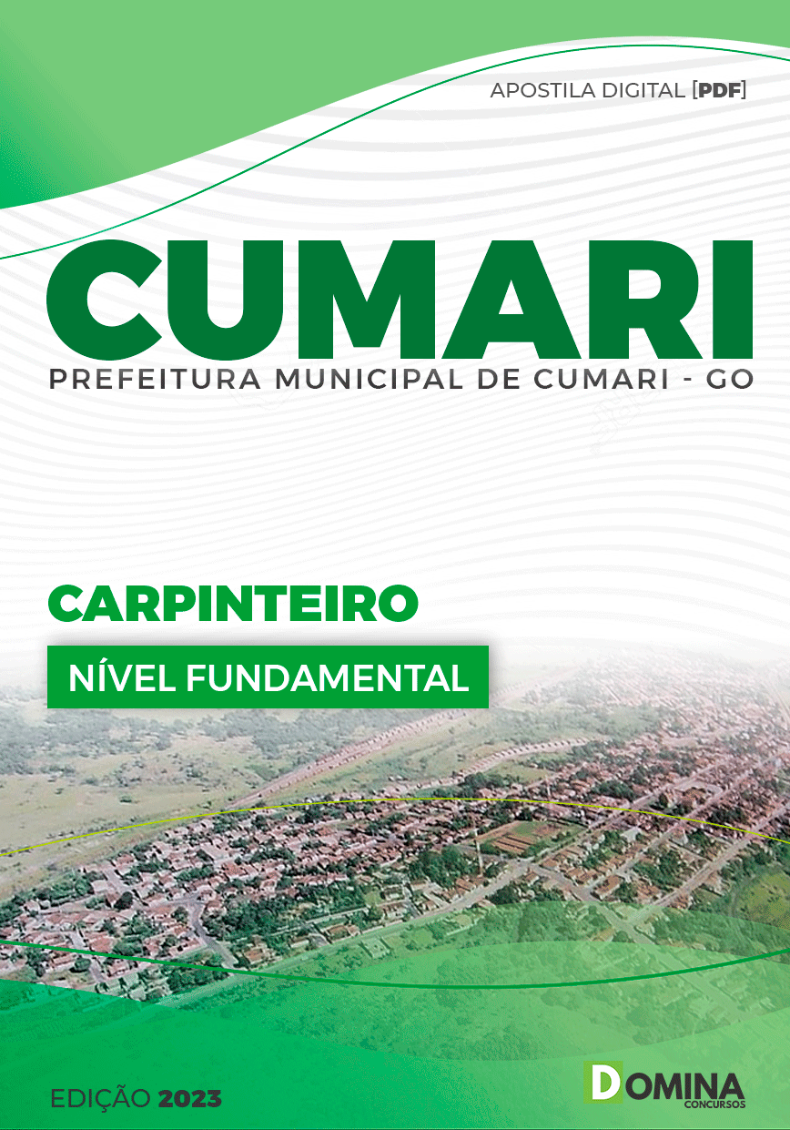 Apostila Concurso Pref Cumari GO 2024 Carpinteiro