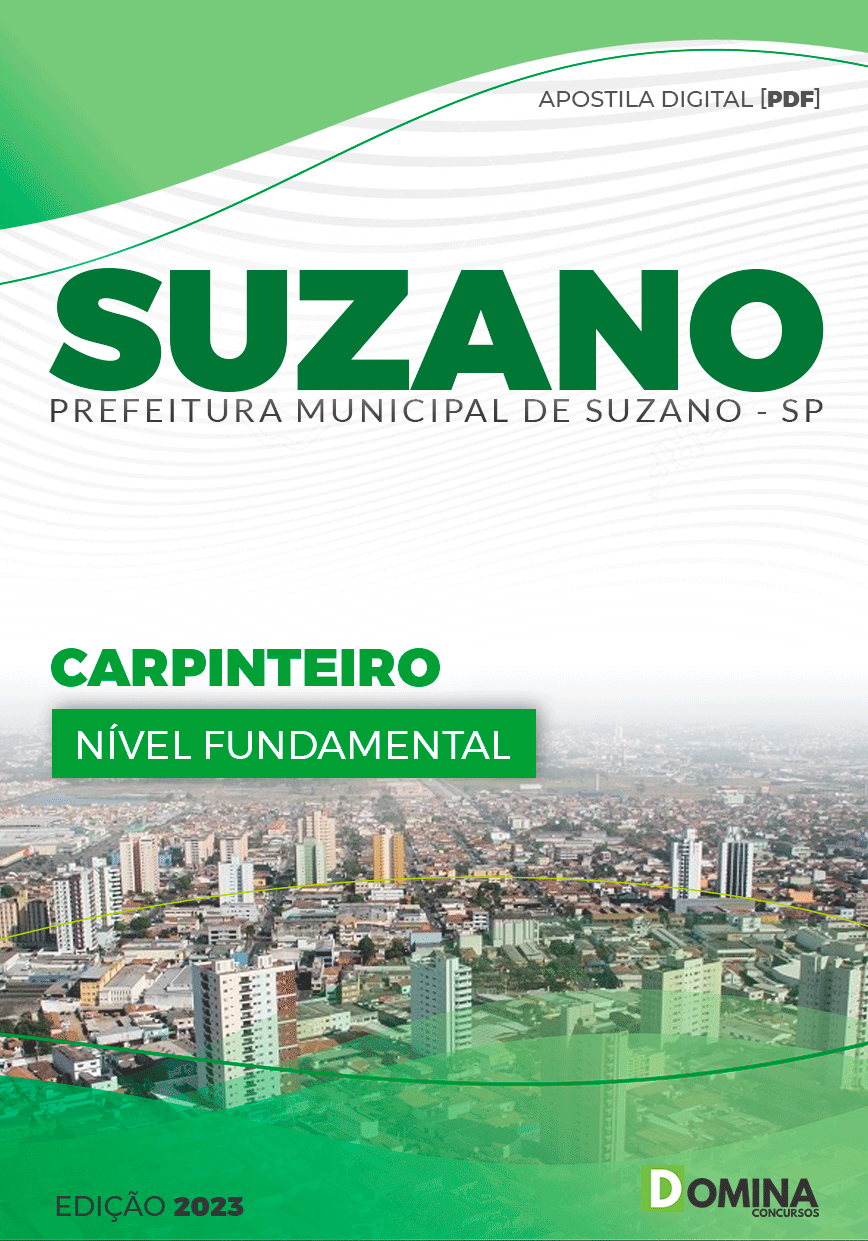 Apostila Concurso Pref Suzano SP 2023 Carpinteiro