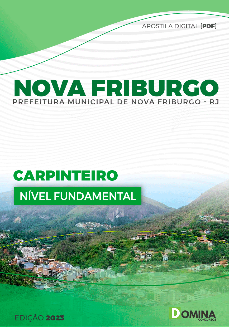 Apostila Concurso Pref Nova Friburgo RJ 2023 Carpinteiro