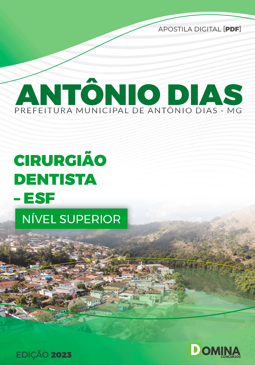 Apostila Pref Antônio Dias MG 2024 Cirurgião Dentista ESF