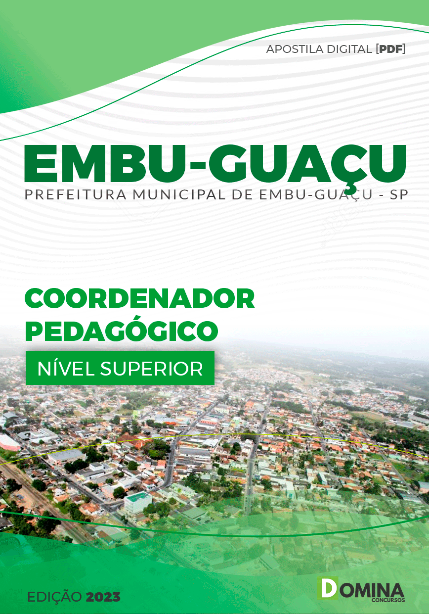 Apostila Pref Embu Guaçu SP 2023 Coordenador Pedagógico