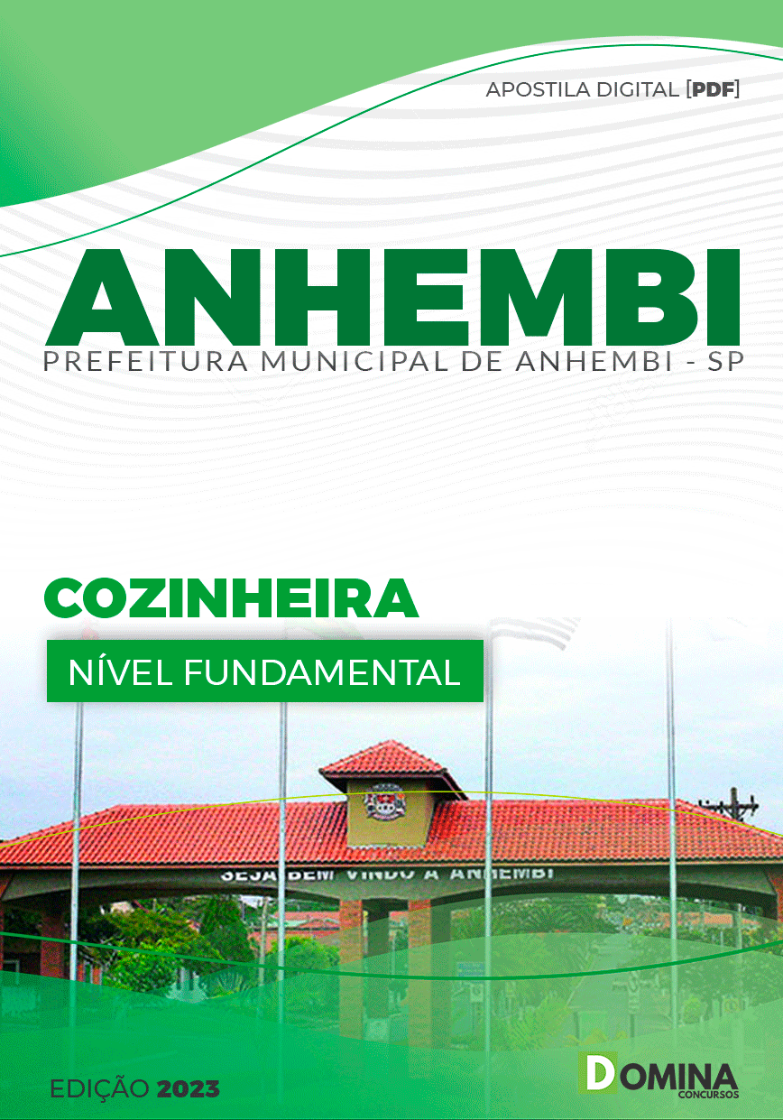 Apostila Concurso Pref Anhembi SP 2023 Cozinheira