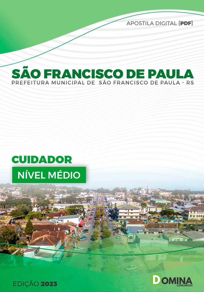 Pref São Francisco Paula RS 2023 Cuidador
