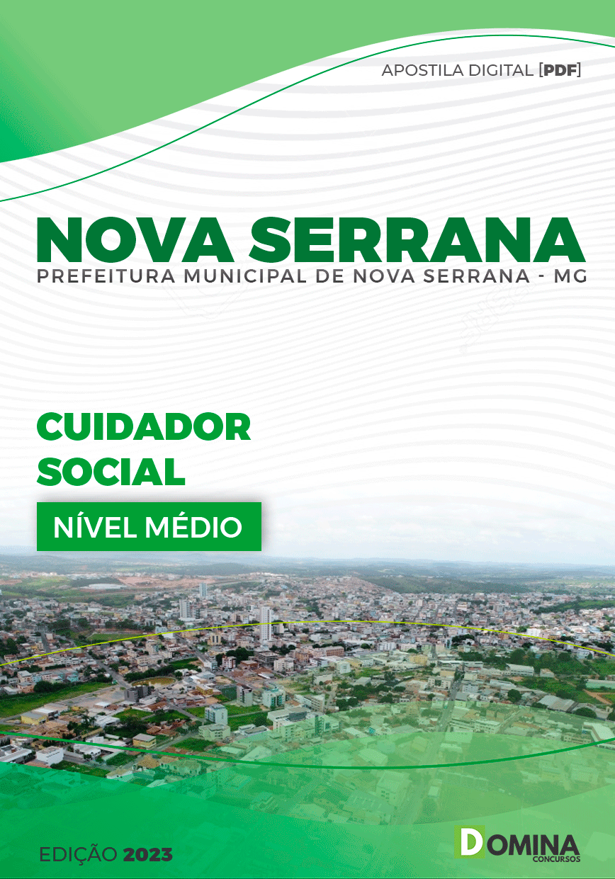 Apostila Pref Nova Serrana MG 2024 Cuidador Social