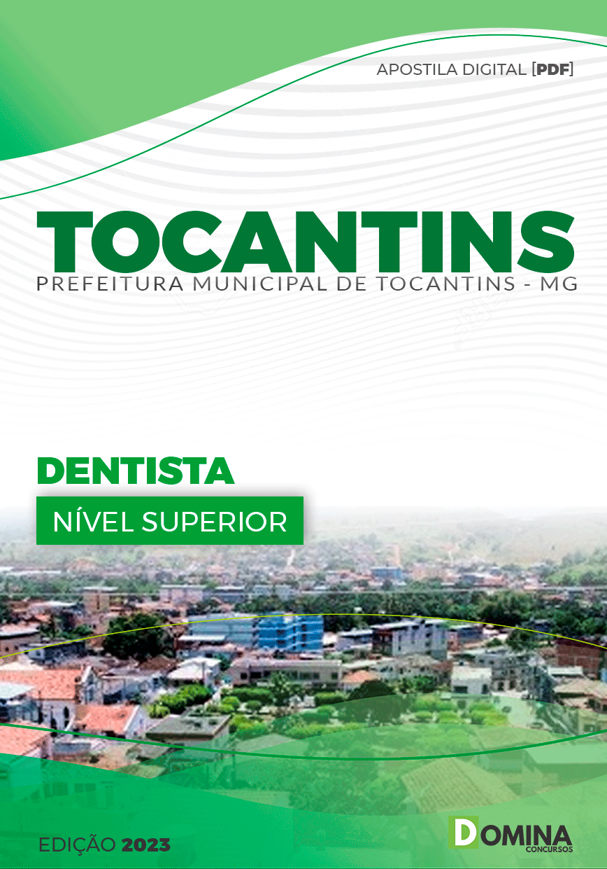 Apostila Concurso Pref Tocantins MG 2024 Dentista