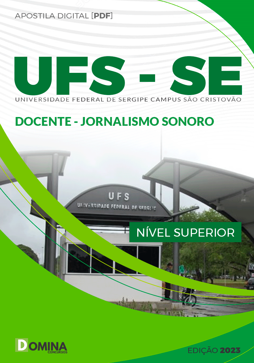 Apostila UFS SE 2023 Docente Jornalismo Sonoro