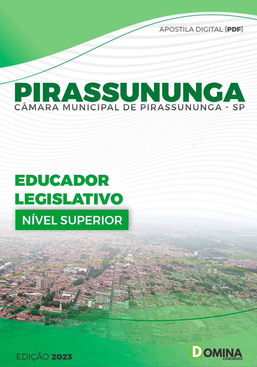 Apostila Câmara Pirassununga SP 2023 Educador Legislativo