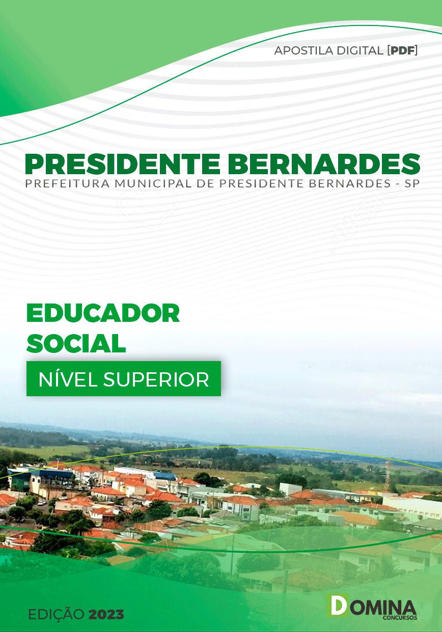Apostila Pref Presidente Bernardes SP 2023 Educador Social