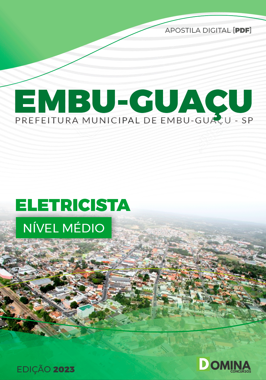 Apostila Concurso Pref Embu Guaçu SP 2023 Eletricista