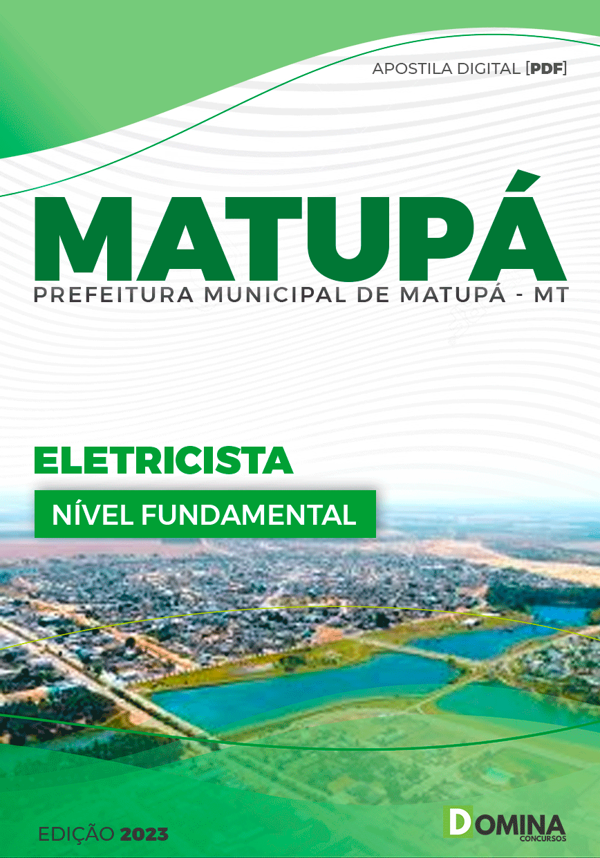 Apostila Concurso Pref Matupá MT 2023 Eletricista