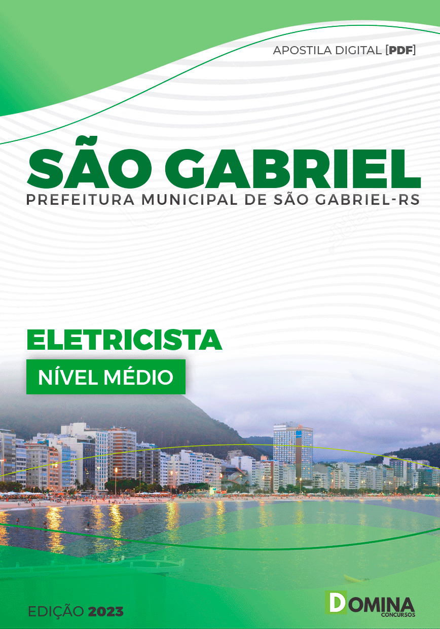 Apostila Pref São Gabriel RS 2023 Eletricista