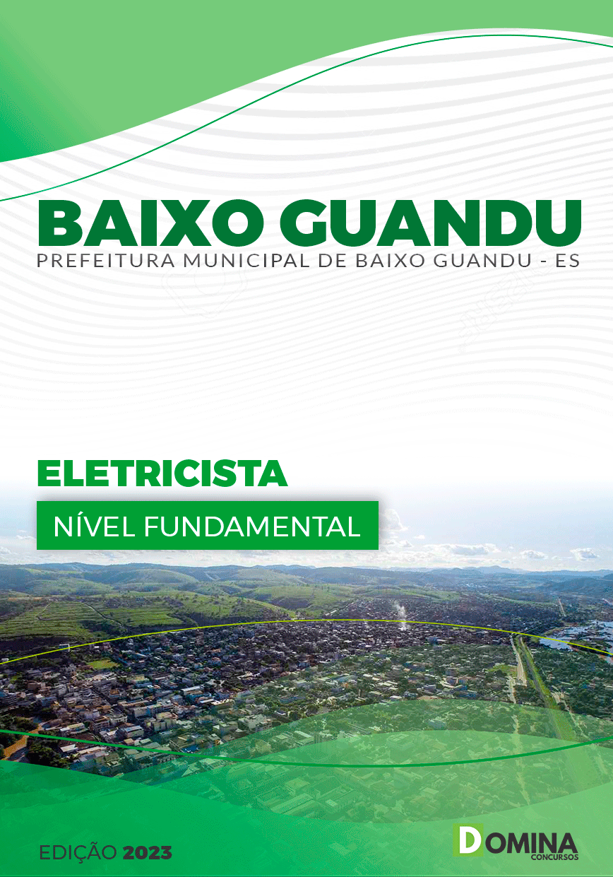 Apostila Concurso Pref Baixo Guandu ES 2023 Eletricista