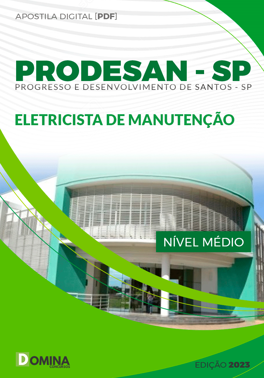 Apostila PRODESAN SP 2023 Eletricista de Manutenção