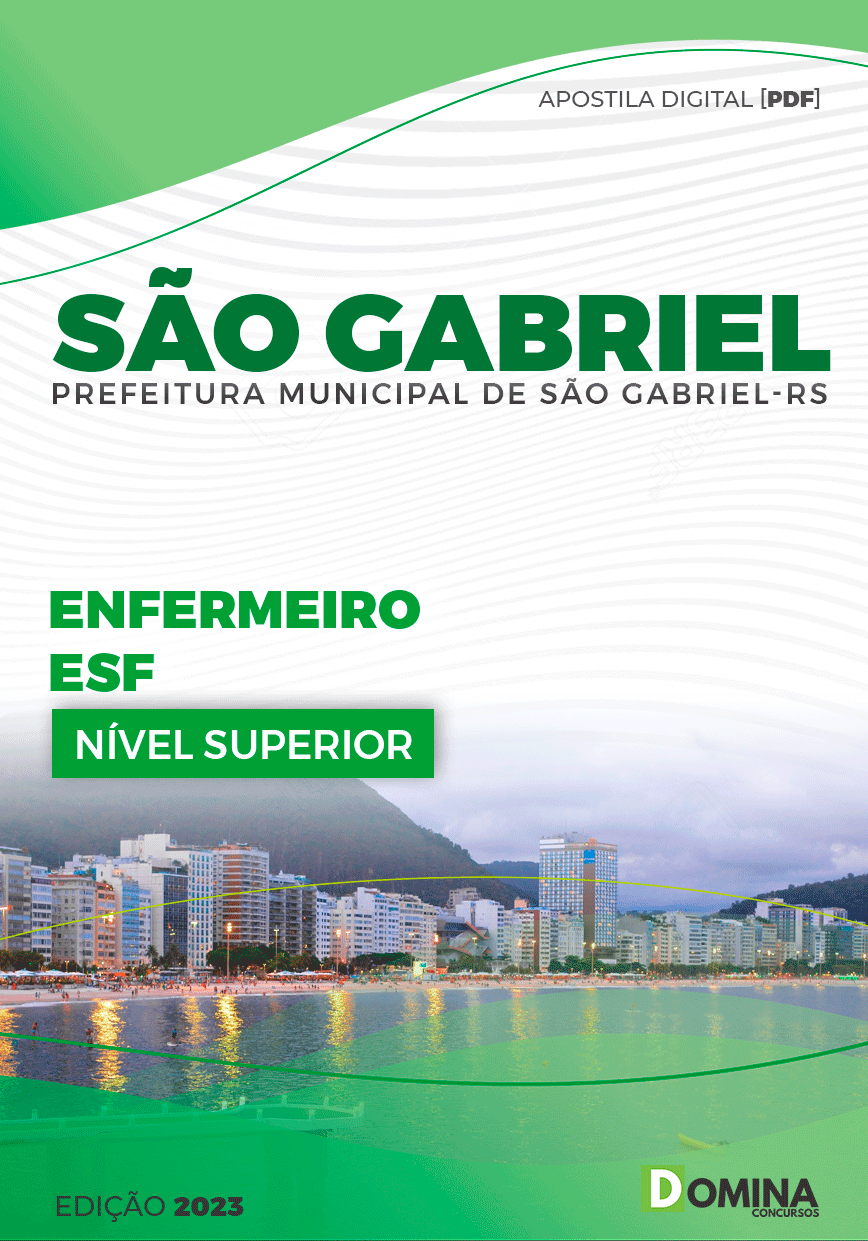 Apostila Pref São Gabriel RS 2023 Enfermeiro ESF