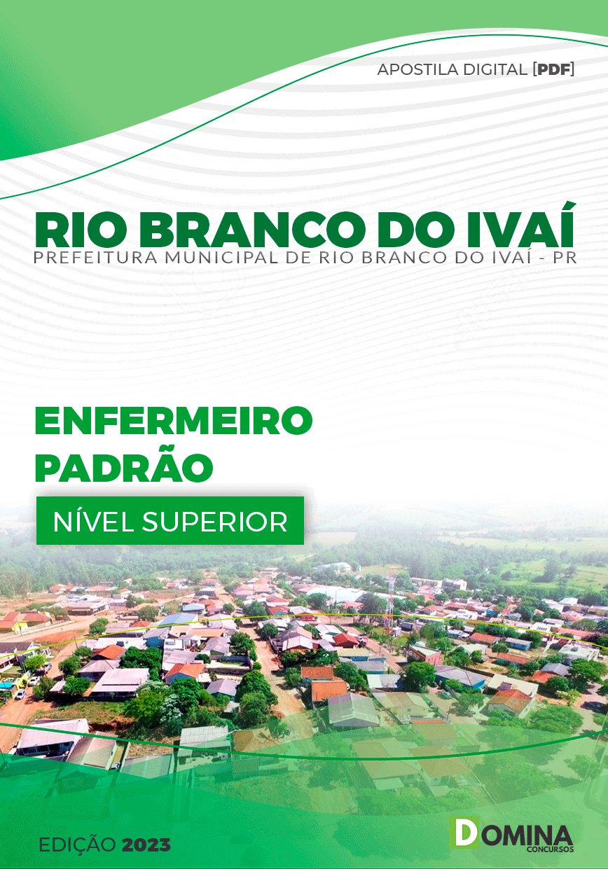 Apostila Pref Rio Branco do Ivaí PR 2023 Enfermeiro Padrão