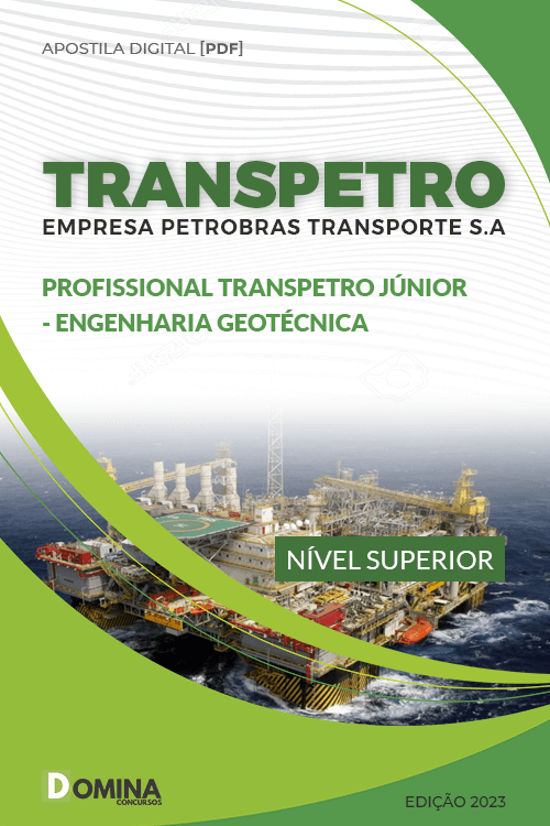 Capa Apostila Concurso Transpetro 2023 Engenharia Geotécnica