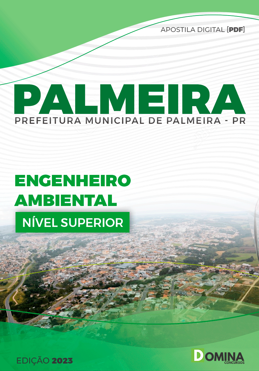 Apostila Pref Palmeira PR 2023 Engenheiro Ambiental