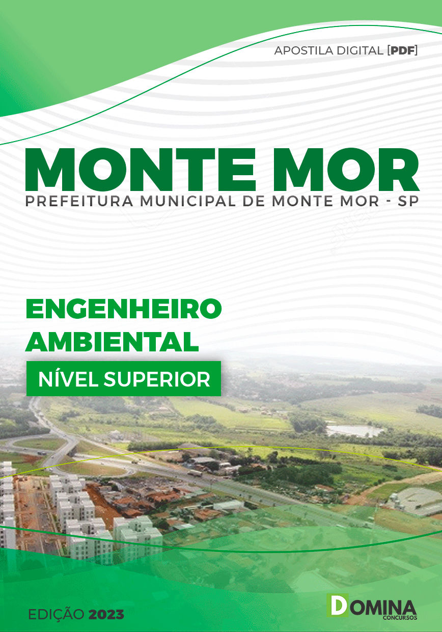 Apostila Pref Monte Mor SP 2023 Engenheiro Ambiental