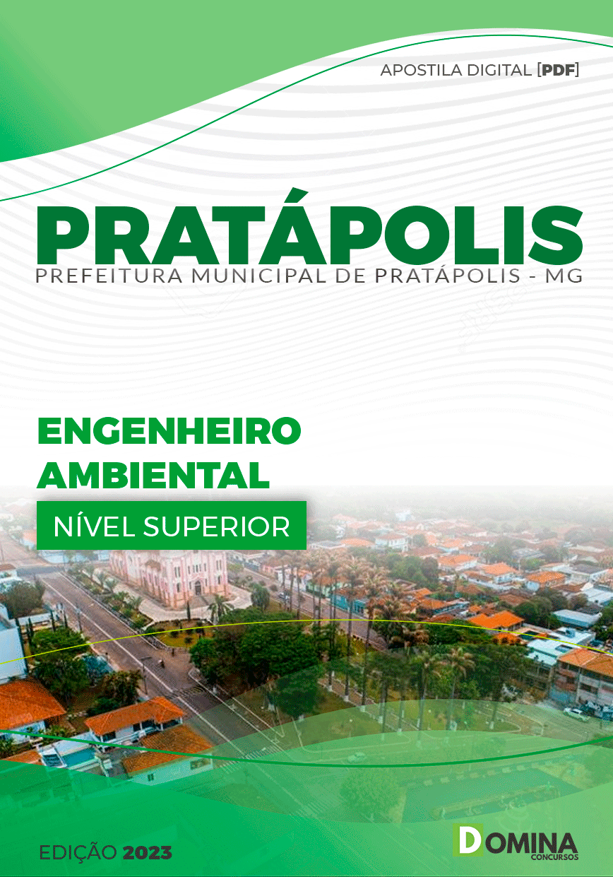 Apostila Pref Pratápolis MG 2023 Engenheiro Ambiental