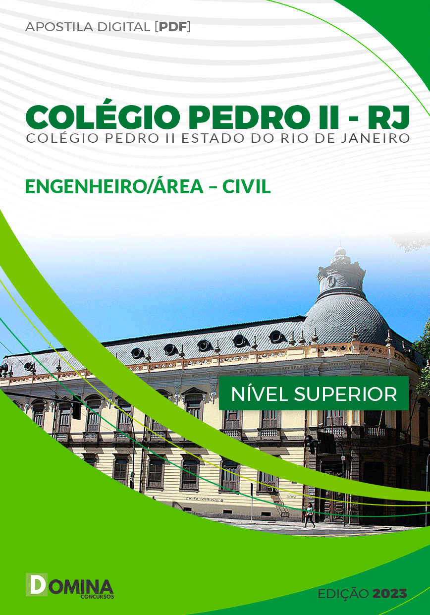 Apostila Concurso Colégio Pedro II RJ 2024 Engenheiro Civil