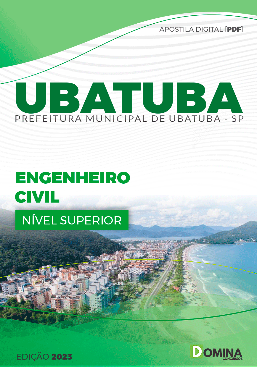 Apostila Concurso Pref Ubatuba SP 2023 Engenheiro Civil