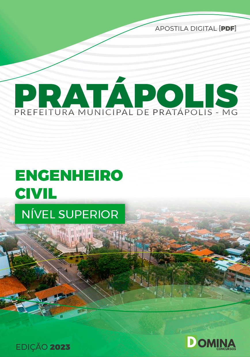 Apostila Pref Pratápolis MG 2023 Engenheiro Civil