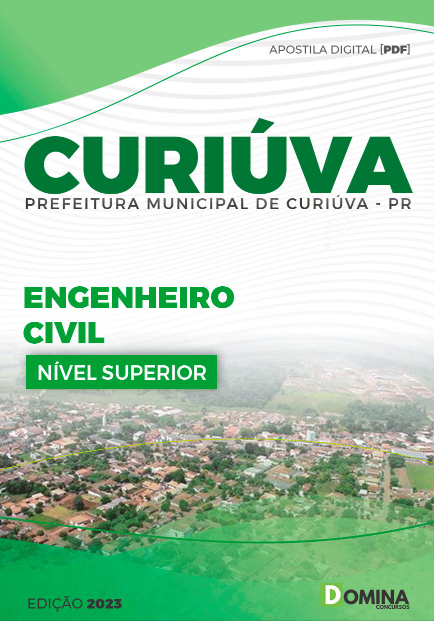 Apostila Concurso Pref Curiúva PR 2023 Engenheiro Civil