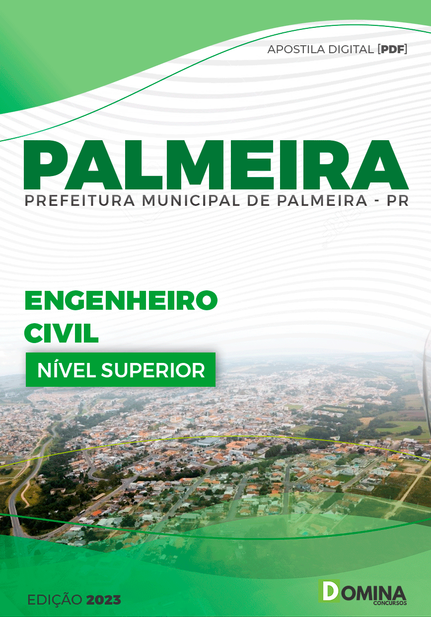 Apostila Pref Palmeira PR 2023 Engenheiro Civil