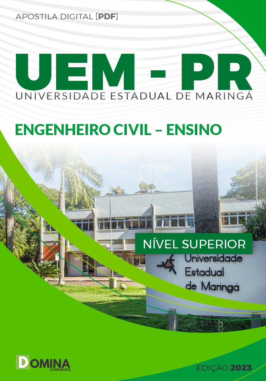 Apostila Seletivo UEM PR 2023 Engenheiro Civil Ensino