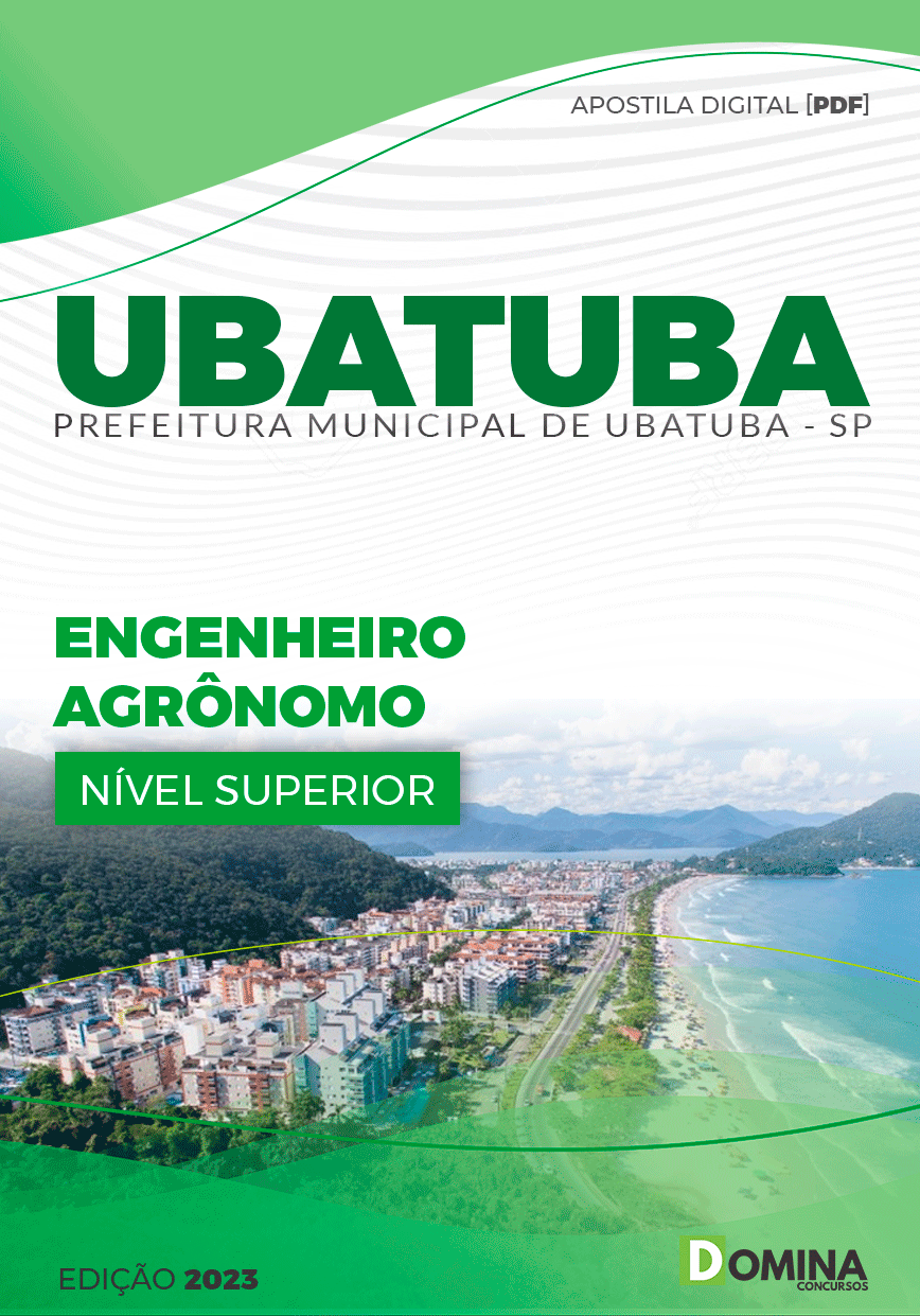 Apostila Concurso Pref Ubatuba SP 2023 Engenheiro Agrônomo