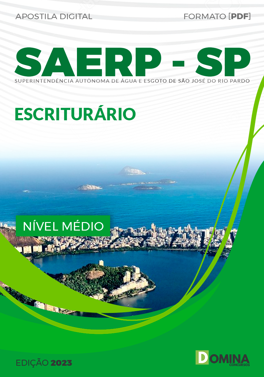 Apostila Concurso SAERP SP 2023 Escriturário