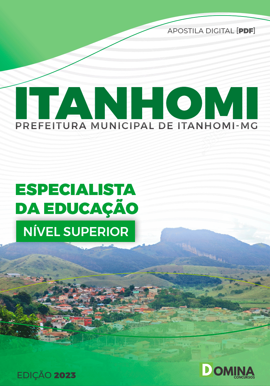 Apostila Concurso Pref Itanhomi MG 2023 Especialista Educação