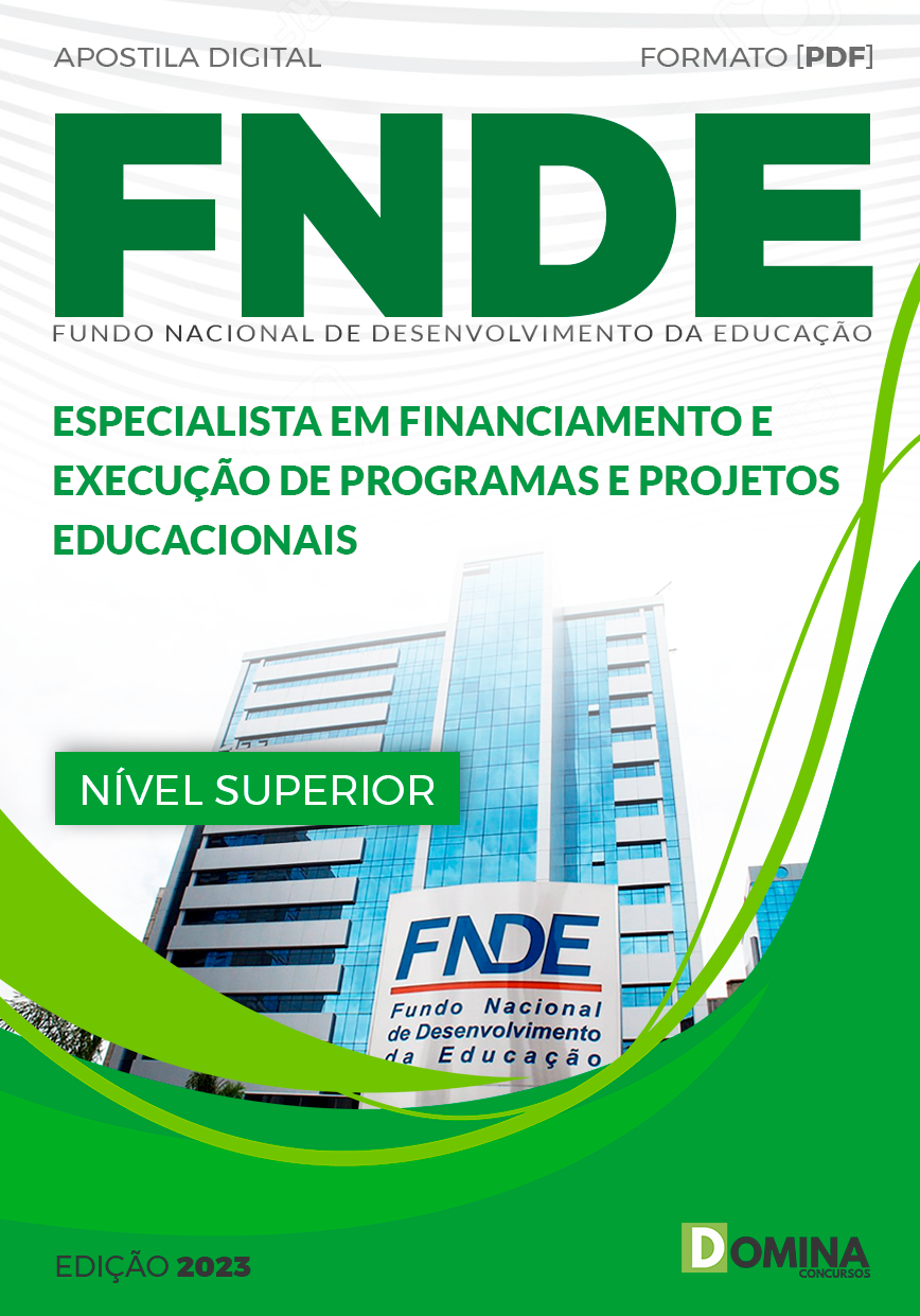 Apostila FNDE 2023 Especialista em Financiamento Educacionais